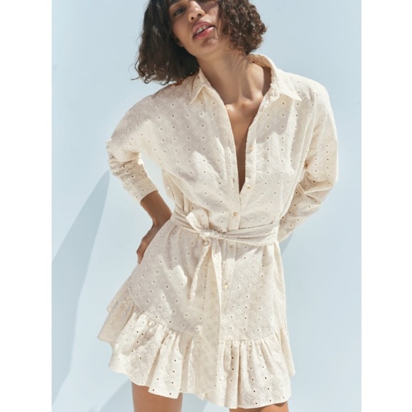 Zara Woman Cutwork Dress - Picture 2 of 7